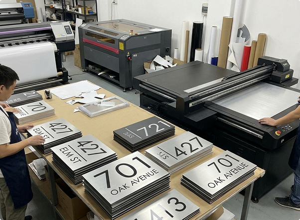 Types of Address Signs We Produce