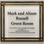 Custom acrylic architectural plaque with a decorative metal frame completed by District Visual Communications in Washington, DC.